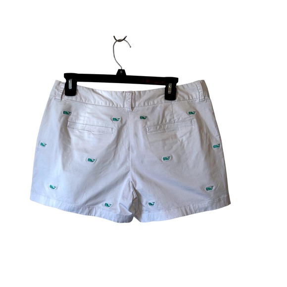Vineyard Vines Preppy Style White Whale Embroidered Shorts Size 6S - Picture 3 of 6